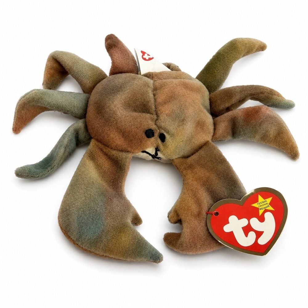 Ty Teenie Beanie Babies Claude The Crab Plush Stuffed Animal Toy